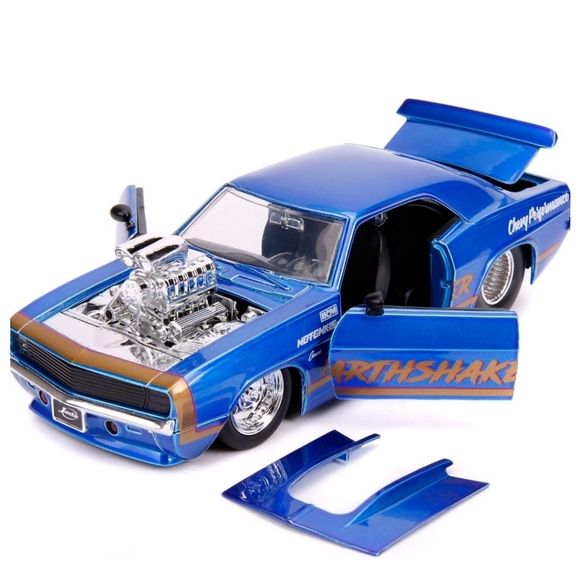 Jada / Big Time Muscle '1969 Chevrolet Camaro - EARTHSHAKER'' Diecast 1:24 Scale - Picture 3 of 6